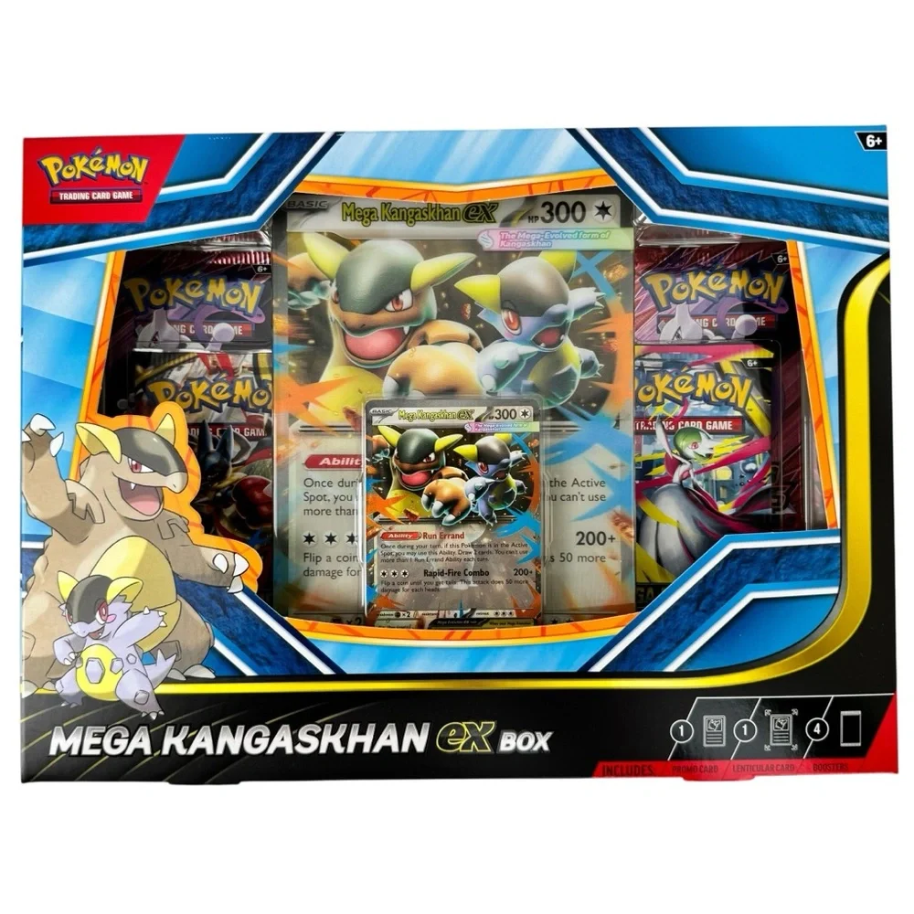 NEW Pokemon TCG Mega Kangaskhan Ex Collection w/Promo  + 4 Packs SEALED BOX
